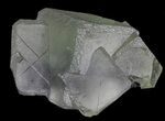 Cubic, Green Fluorite - China #39123-1